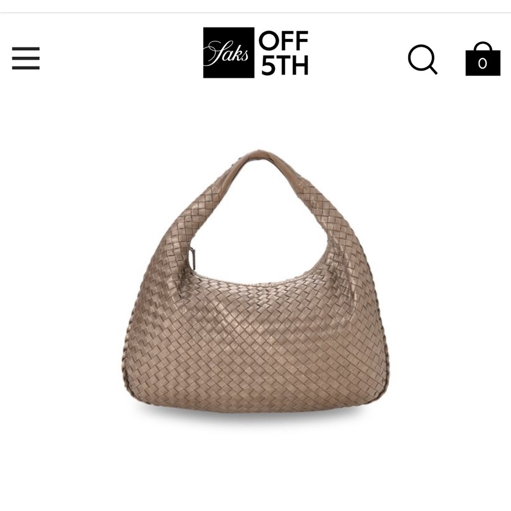 Bottega Veneta Taupe Intrecciato Hobo Bag